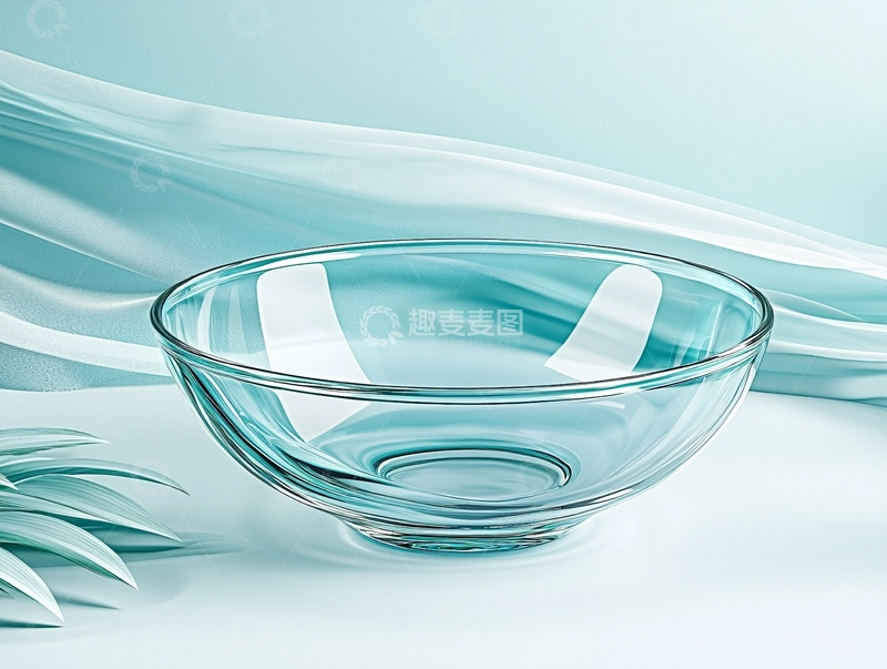 高清大图下载【趣麦麦图】透明玻璃碗高清图片