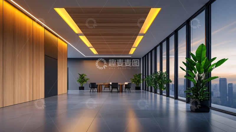 高清大图下载【趣麦麦图】现代简约办公室