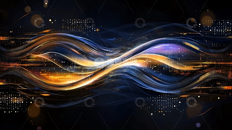 高清大图下载【趣麦麦图】波光粼粼的能量流