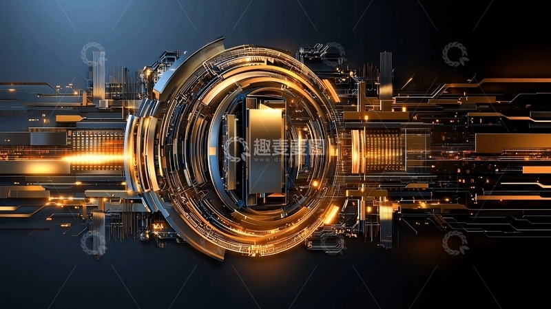 科技感十足的机械核心