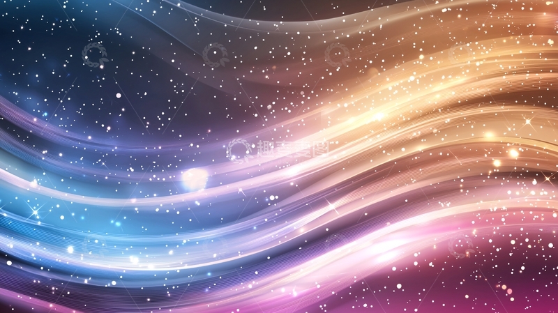 高清大图下载【趣麦麦图】多彩星空背景纹理