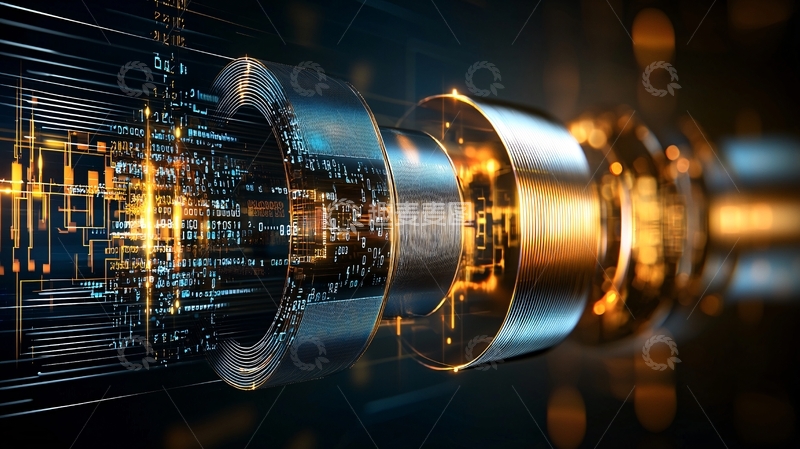 高清大图下载【趣麦麦图】复杂机械结构透视图