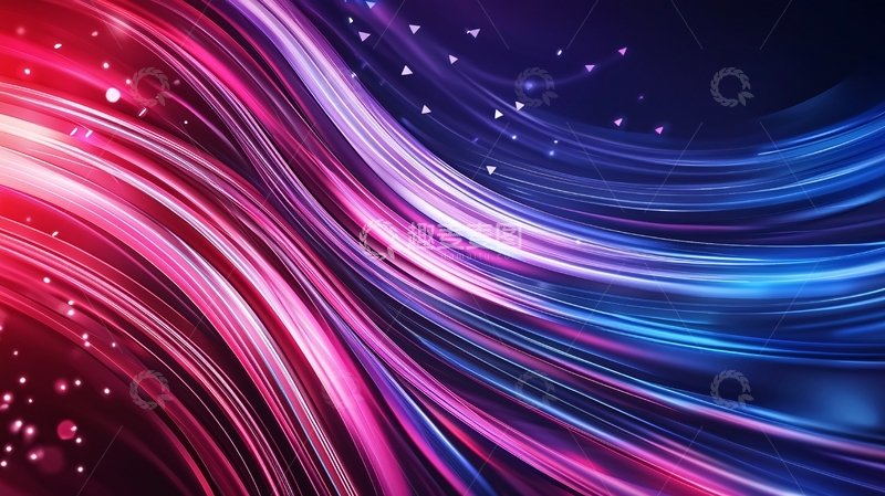 高清大图下载【趣麦麦图】绚丽光线交织的背景