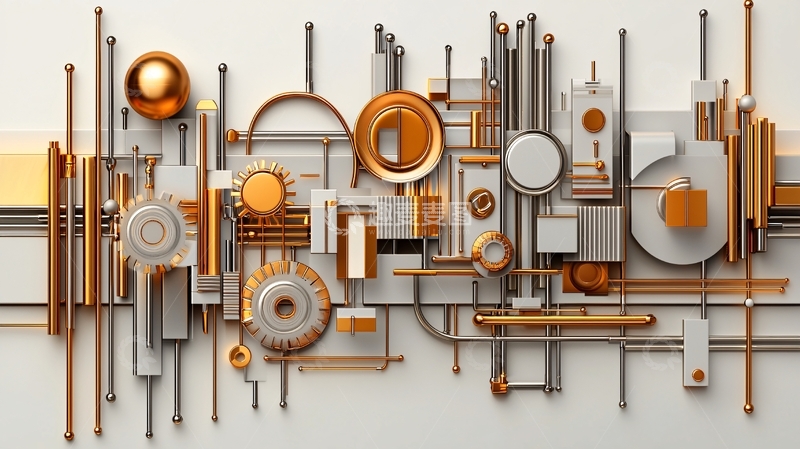 高清大图下载【趣麦麦图】-抽象机械装置艺术