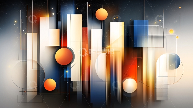 高清大图下载【趣麦麦图】抽象几何图形