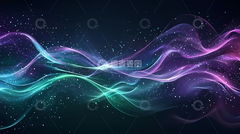 高清大图下载【趣麦麦图】抽象光线背景