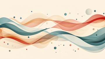 抽象水彩波浪背景