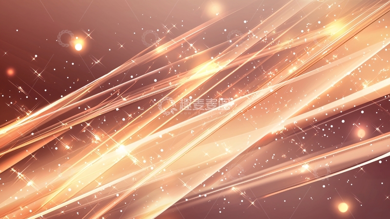 高清大图下载【趣麦麦图】金色光线交织闪耀背景
