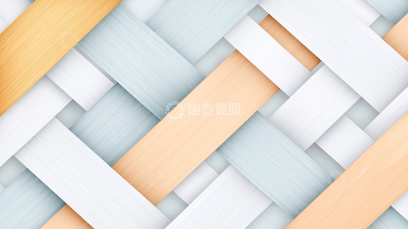 高清大图下载【趣麦麦图】淡雅色彩交织的几何图案