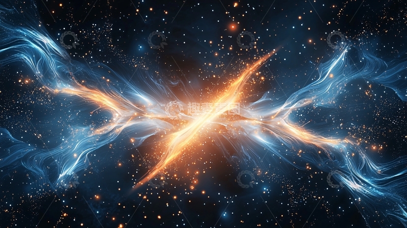 高清大图下载【趣麦麦图】宇宙能量爆发图