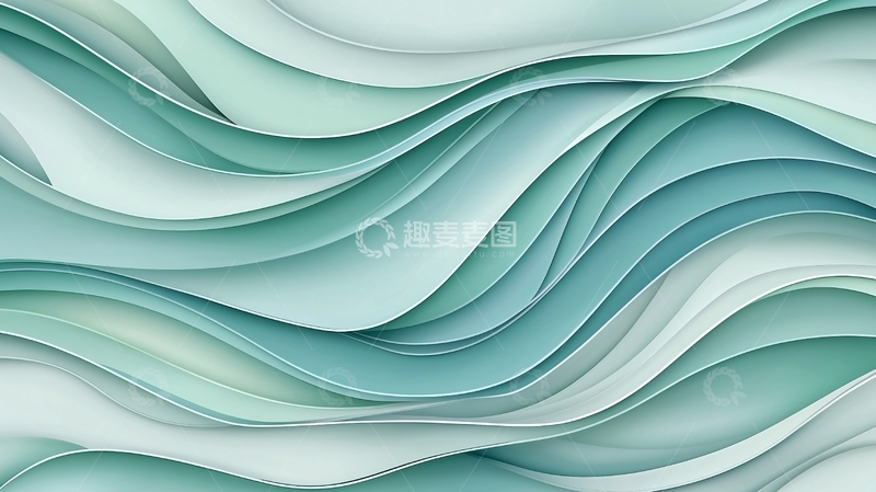 高清大图下载【趣麦麦图】浅蓝色水波纹理背景