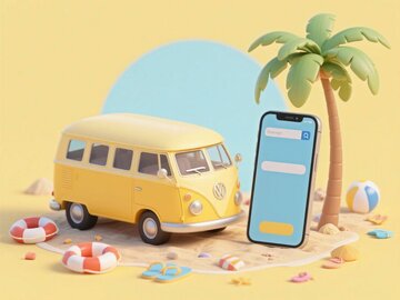 夏季旅游宣传海报2