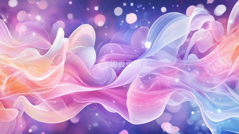 高清大图下载【趣麦麦图】绚丽梦幻的渐变色彩背景