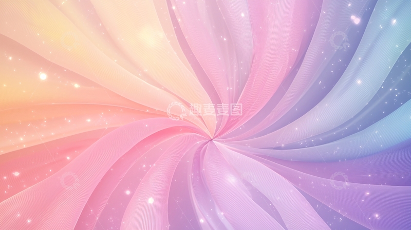 高清大图下载【趣麦麦图】彩色漩涡光芒背景