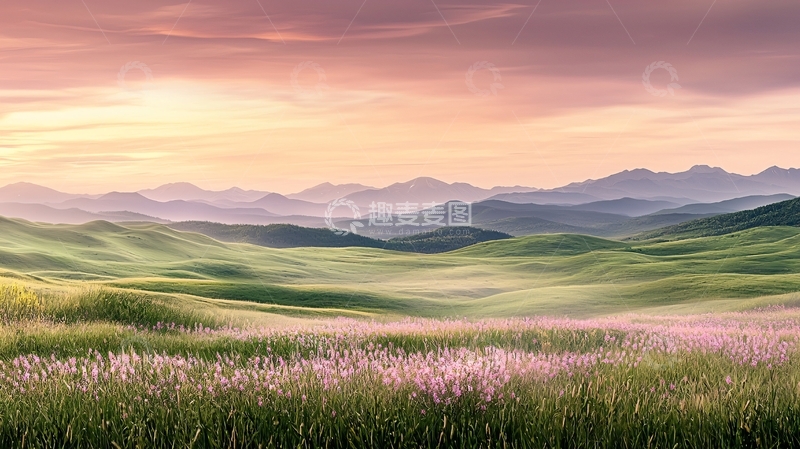 高清大图下载【趣麦麦图】宁静的田园风光