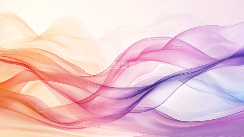 高清大图下载【趣麦麦图】彩色流体渐变背景