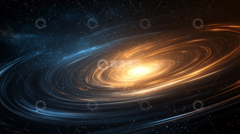 高清大图下载【趣麦麦图】绚丽星云的宇宙漩涡