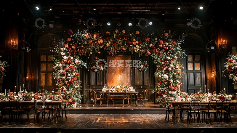 高清大图下载【趣麦麦图】浪漫华丽的婚礼场景