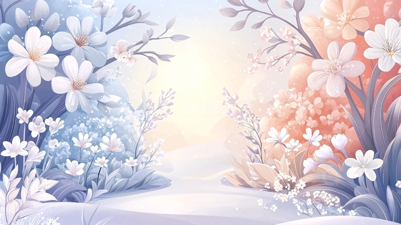 高清大图下载【趣麦麦图】梦幻花境高清图片