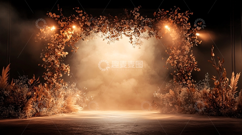 高清大图下载【趣麦麦图】光辉笼罩的华丽舞台
