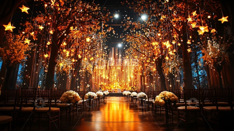 高清大图下载【趣麦麦图】梦幻森林婚礼场景