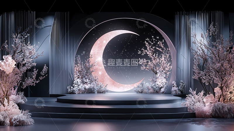 高清大图下载【趣麦麦图】舞台背景高清图片