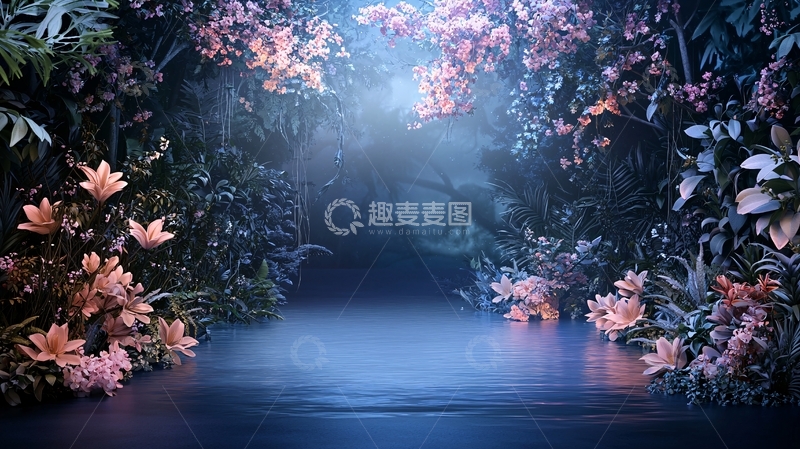 高清大图下载【趣麦麦图】神秘花园仙境