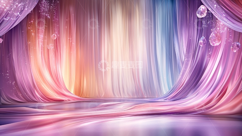 高清大图下载【趣麦麦图】彩色渐变梦幻背景