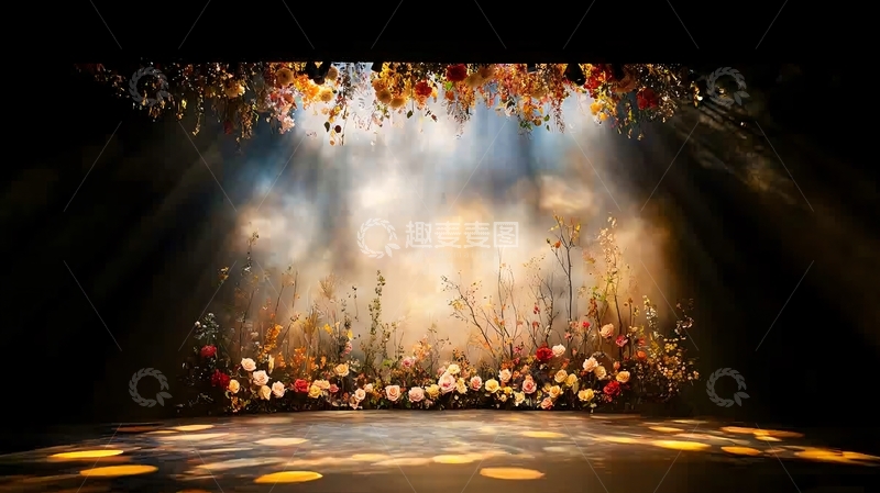 高清大图下载【趣麦麦图】舞台灯光效果梦幻唯美