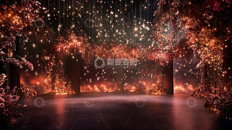 高清大图下载【趣麦麦图】奇幻森林光影秀