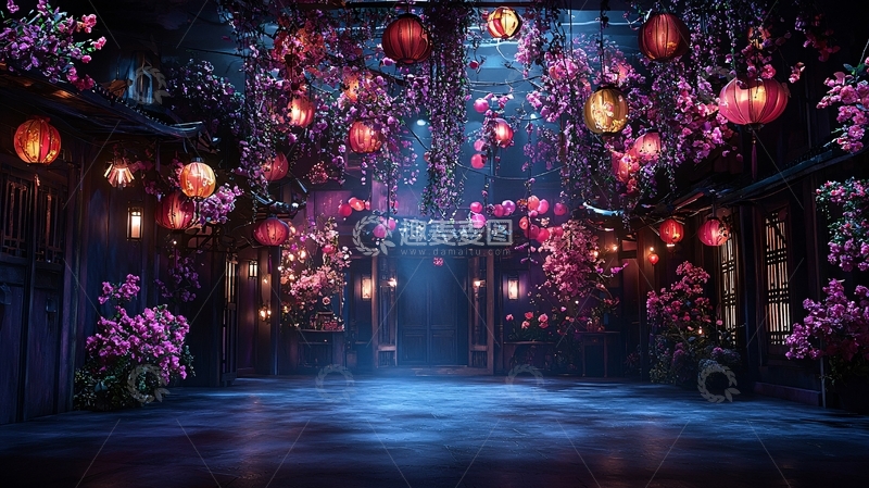 高清大图下载【趣麦麦图】梦幻般的节日夜晚
