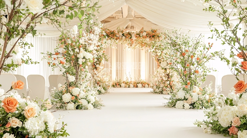 高清大图下载【趣麦麦图】婚礼走道高清图片