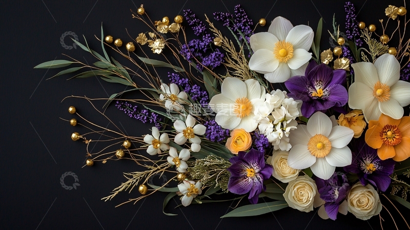 高清大图下载【趣麦麦图】花束特写高清图片