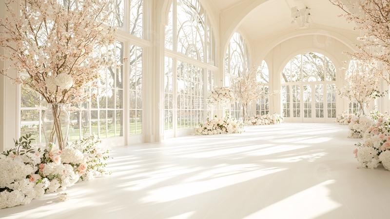 高清大图下载【趣麦麦图】白色梦幻空间