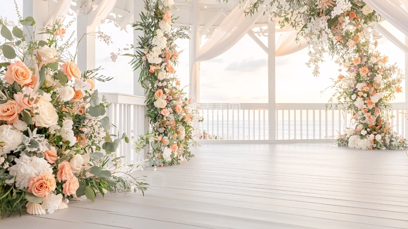 高清大图下载【趣麦麦图】婚礼花卉拱门