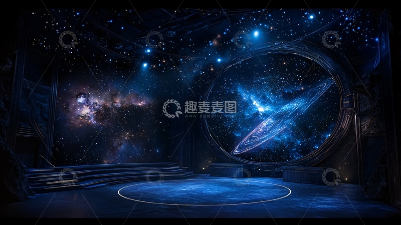 高清大图下载【趣麦麦图】神秘宇宙传送门舞台