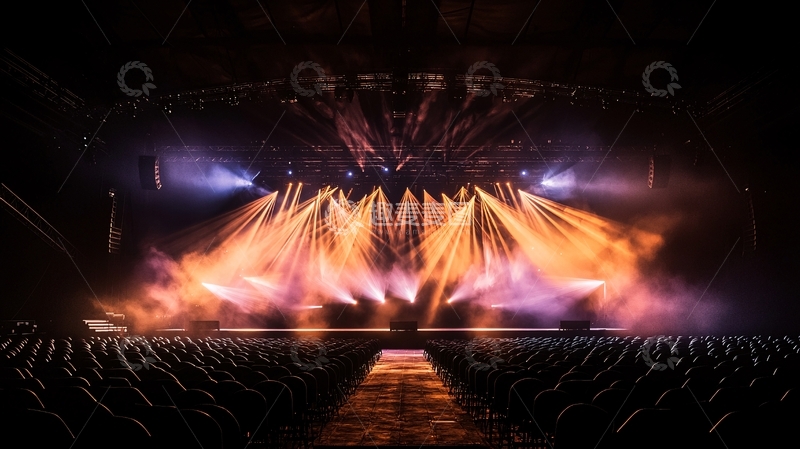 高清大图下载【趣麦麦图】舞台灯光效果耀眼