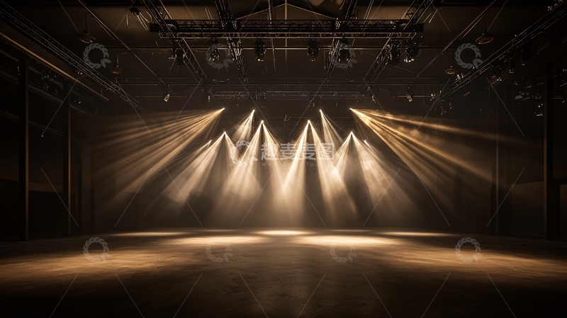 高清大图下载【趣麦麦图】舞台灯光照射地面