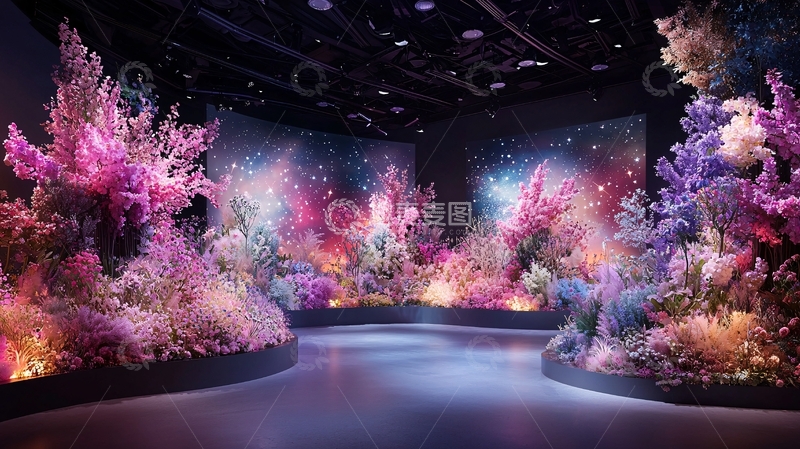 高清大图下载【趣麦麦图】绚丽多彩的艺术展览