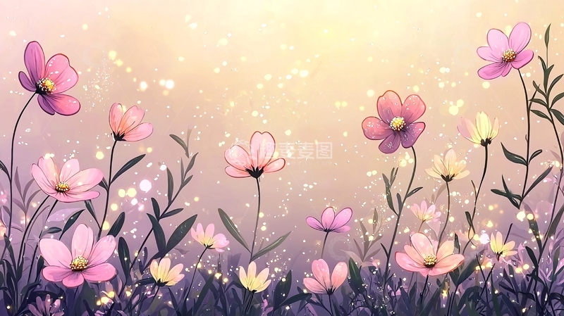 高清大图下载【趣麦麦图】粉色花朵高清图片