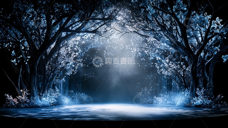 高清大图下载【趣麦麦图】幽暗森林高清图片