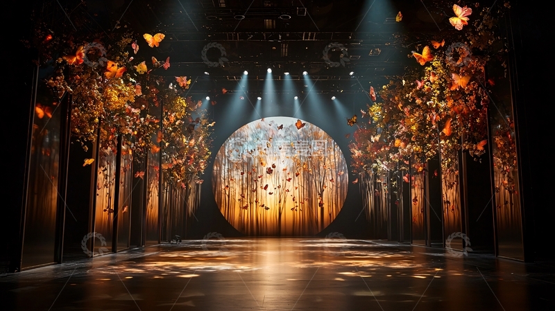 高清大图下载【趣麦麦图】舞台背景高清图片