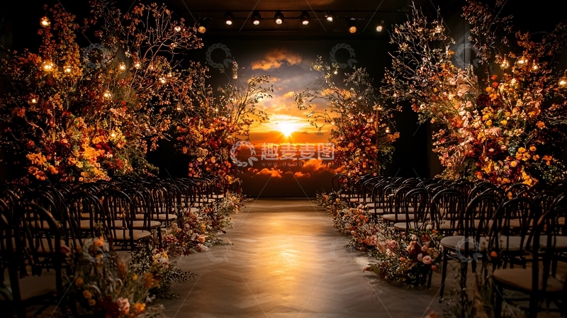 高清大图下载【趣麦麦图】婚礼仪式通道