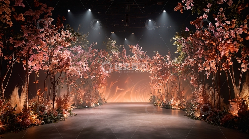 高清大图下载【趣麦麦图】秋日森林舞台