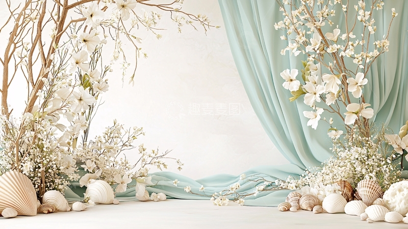 高清大图下载【趣麦麦图】淡雅唯美的背景