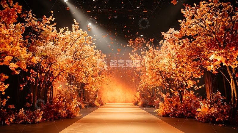 高清大图下载【趣麦麦图】金色树木高清图片