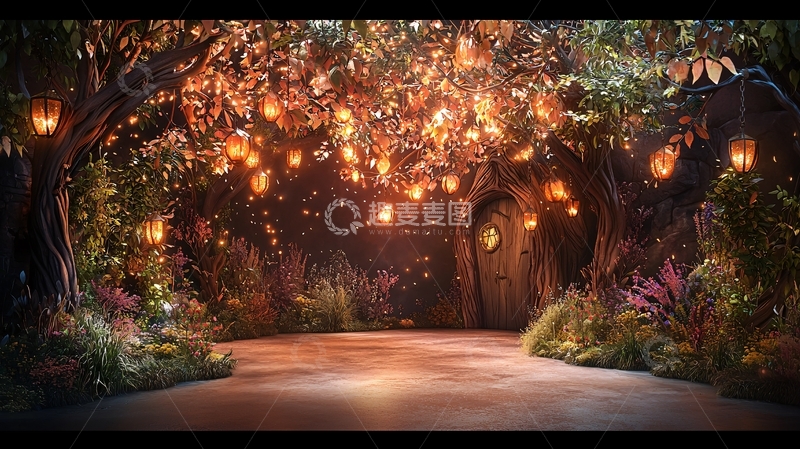 高清大图下载【趣麦麦图】魔法森林高清图片