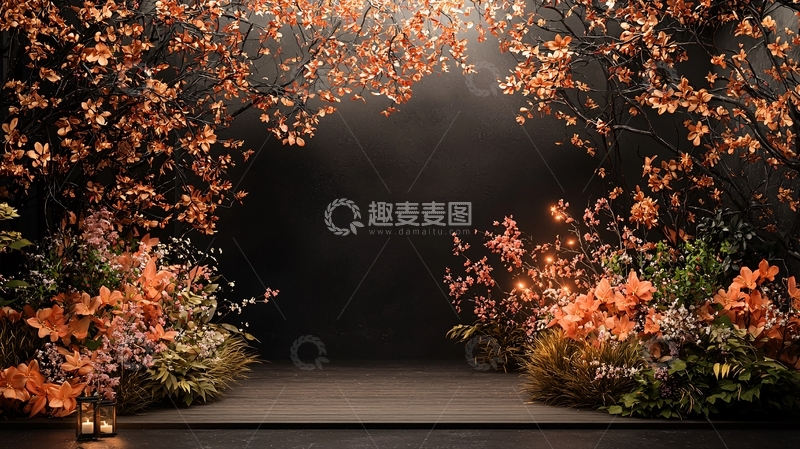 高清大图下载【趣麦麦图】花卉拱门高清图片