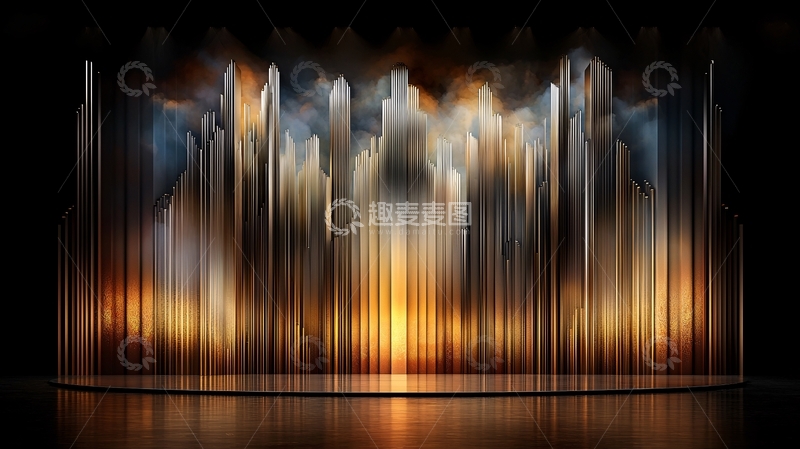 高清大图下载【趣麦麦图】光线抽象垂直排列