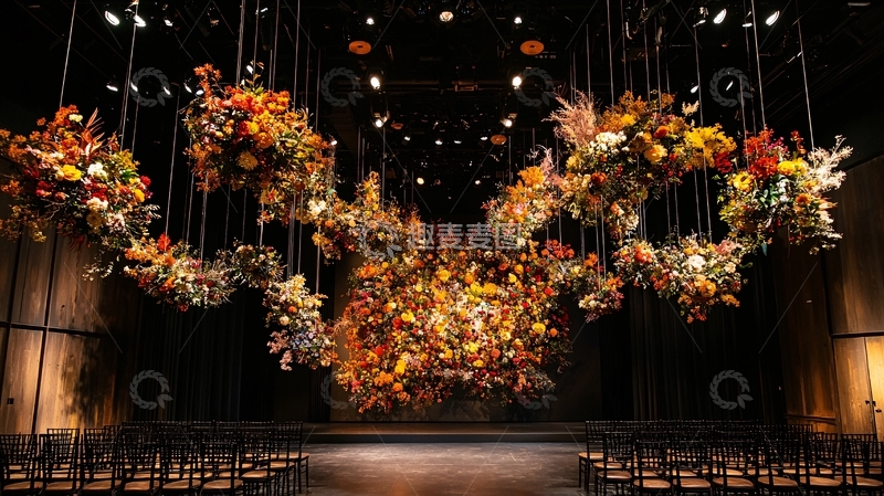 高清大图下载【趣麦麦图】悬挂花艺装置